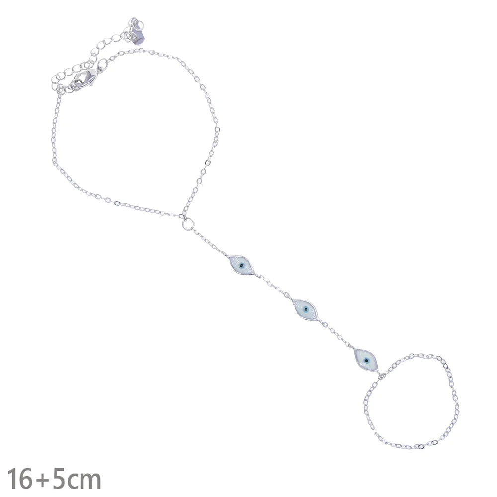 2025 New Micro Pave Clear CZ Tassel Hand Chain Bracelet Gold Color With Round CZ Station Double Chain Fashion Women Jewelry