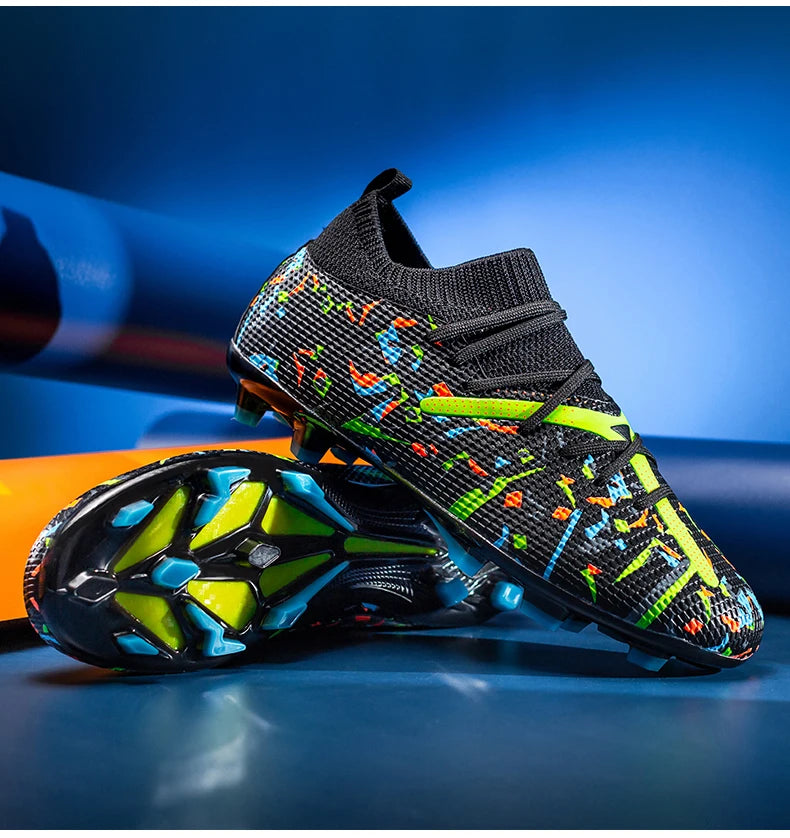 Mens Football Field Boots Ultralight Turf Indoor Society Training Soccer Shoes Cleats