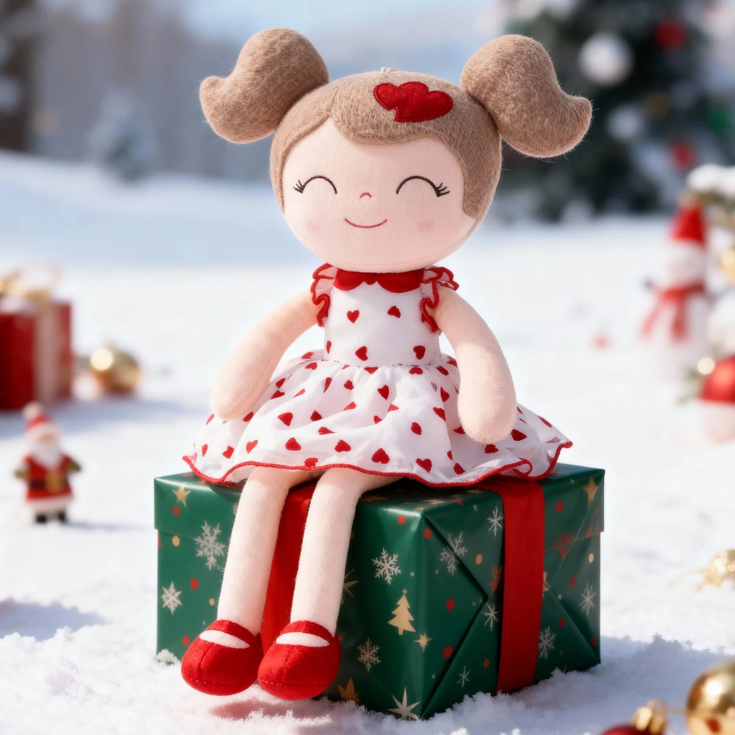 NEW Gloveleya Christmas  Plush Doll Baby Dolls, Soft Plush Princess Plush Toys, Ideal Christmas Gift Baby's first Birthday Gift