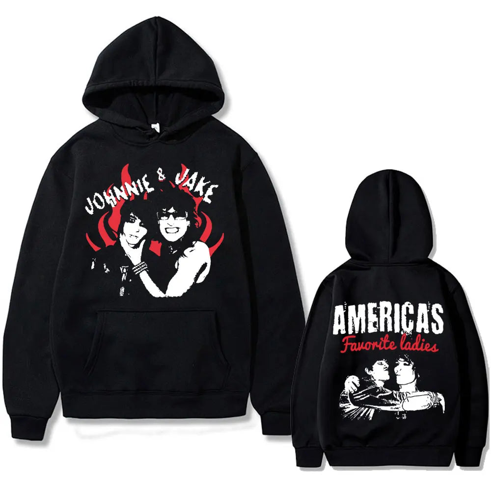 America's Favorite Ladies Jake Webber and Johnnie Guilbert Graphic Hoodie Men