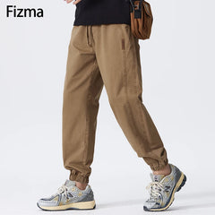 Men Pants Soft Fabric Casual Pant Spring Summer Cargo Pants Men Washed