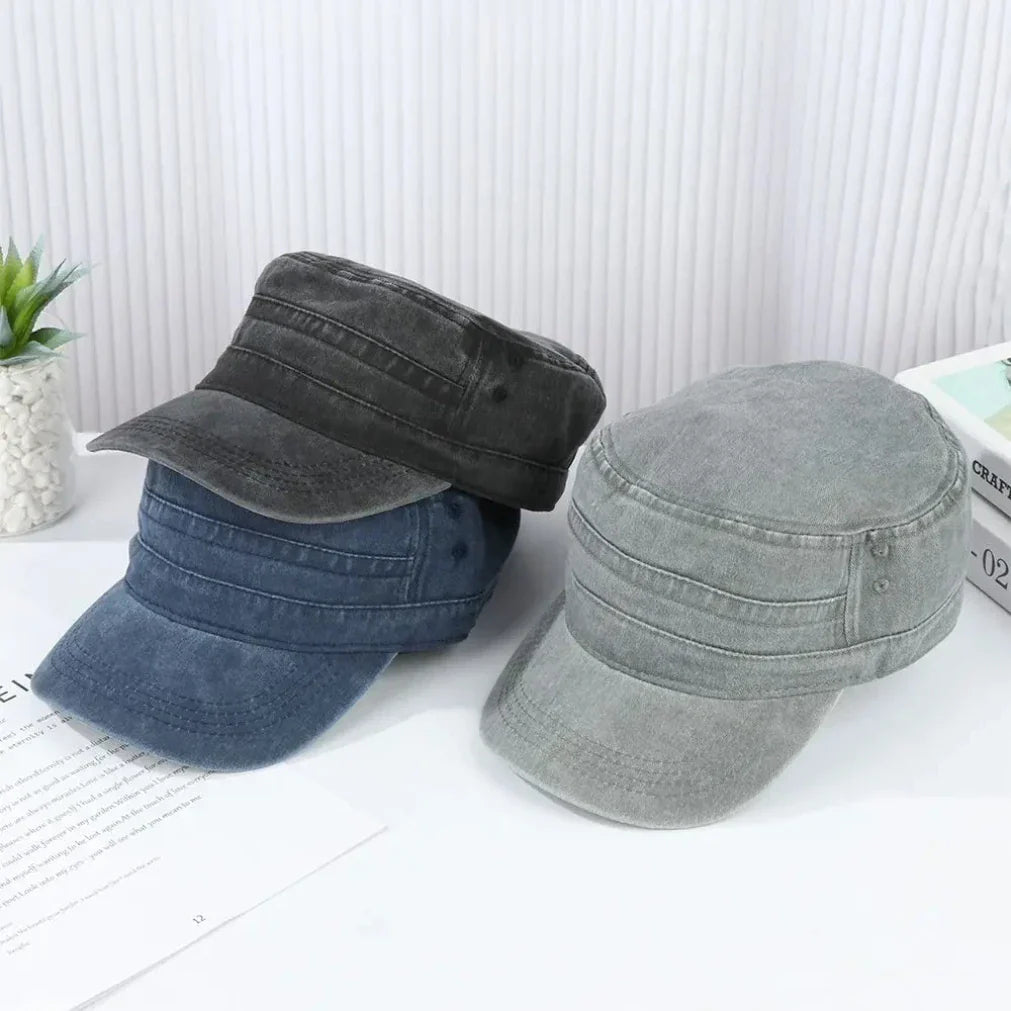KMKM1PC Camouflage Army Hat Men Women Baseball Cap Camo Military Cadet Combat Fishing Cap