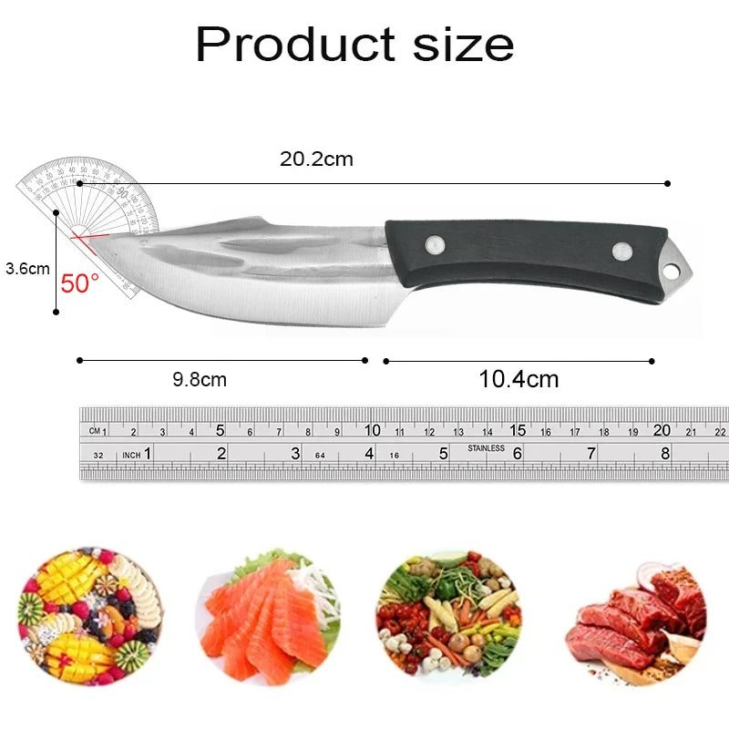 Professional Chef Knives Kitchen Boning Knife Stainless Steel Hand Forged Knife Slicing