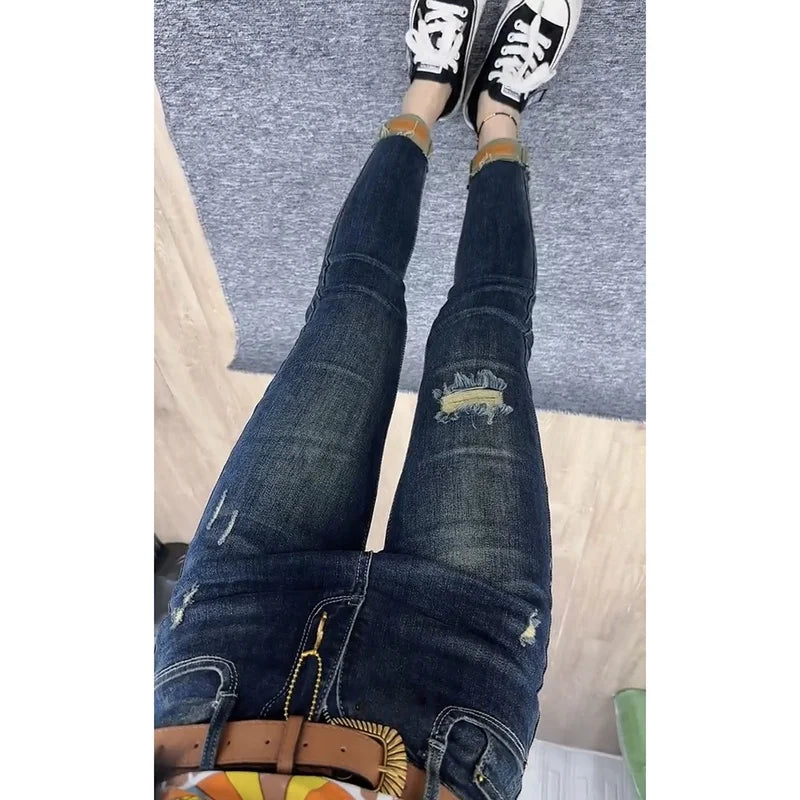 Women's Jeans Retro Fashion Women's Pants