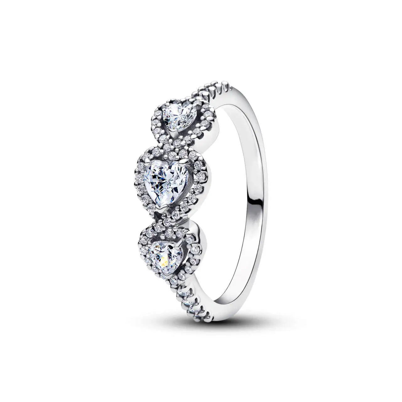 Fine Original 925 Sterling Silver Rings Pearl Flower Bow Heart-Shape Rings For Women Luxury Jewelry Party Gifts