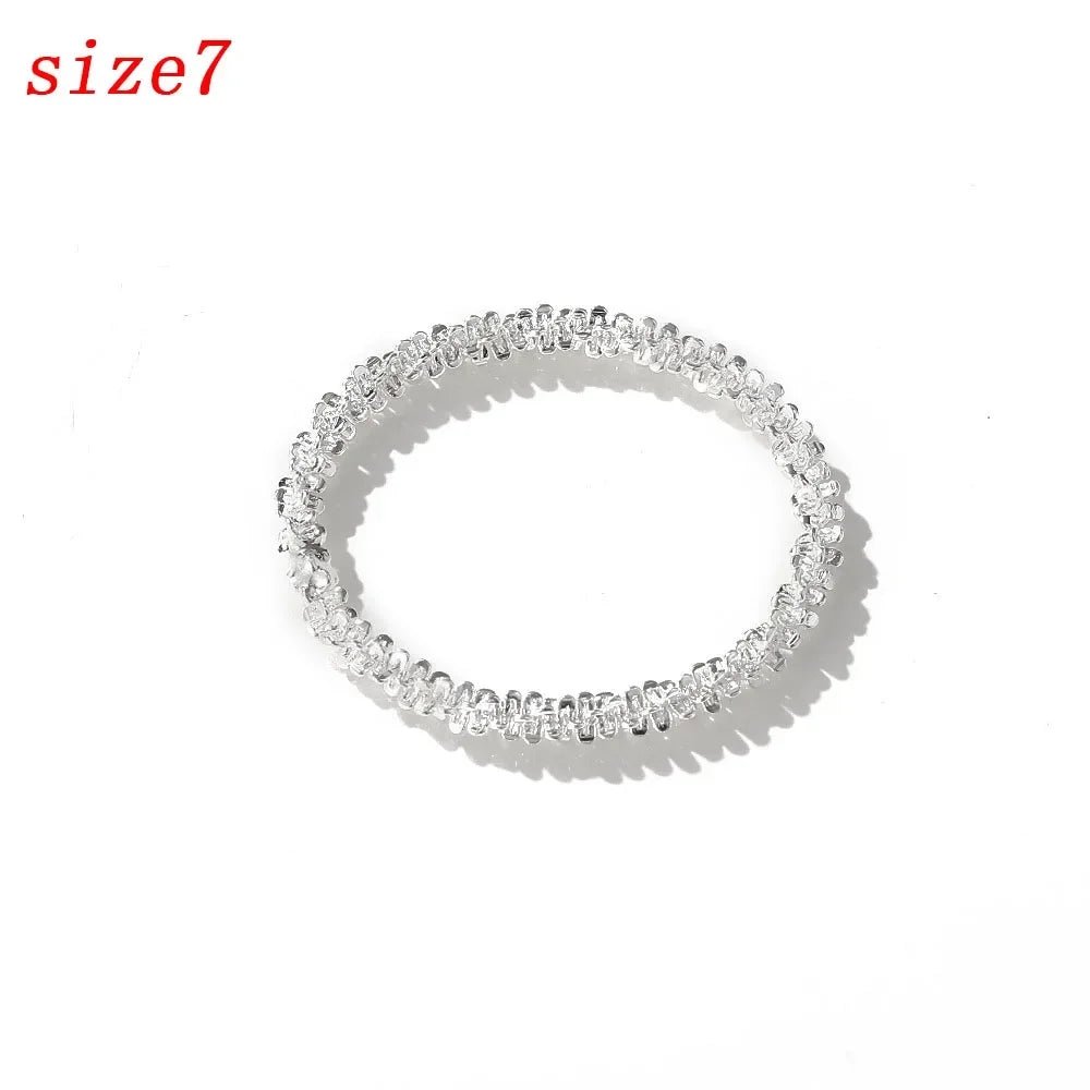 New Silver Colour Sparkling Gypsophila Adjustable Bracelet & Bangle for Women Fine Fashion Jewelry Wedding Party Gift