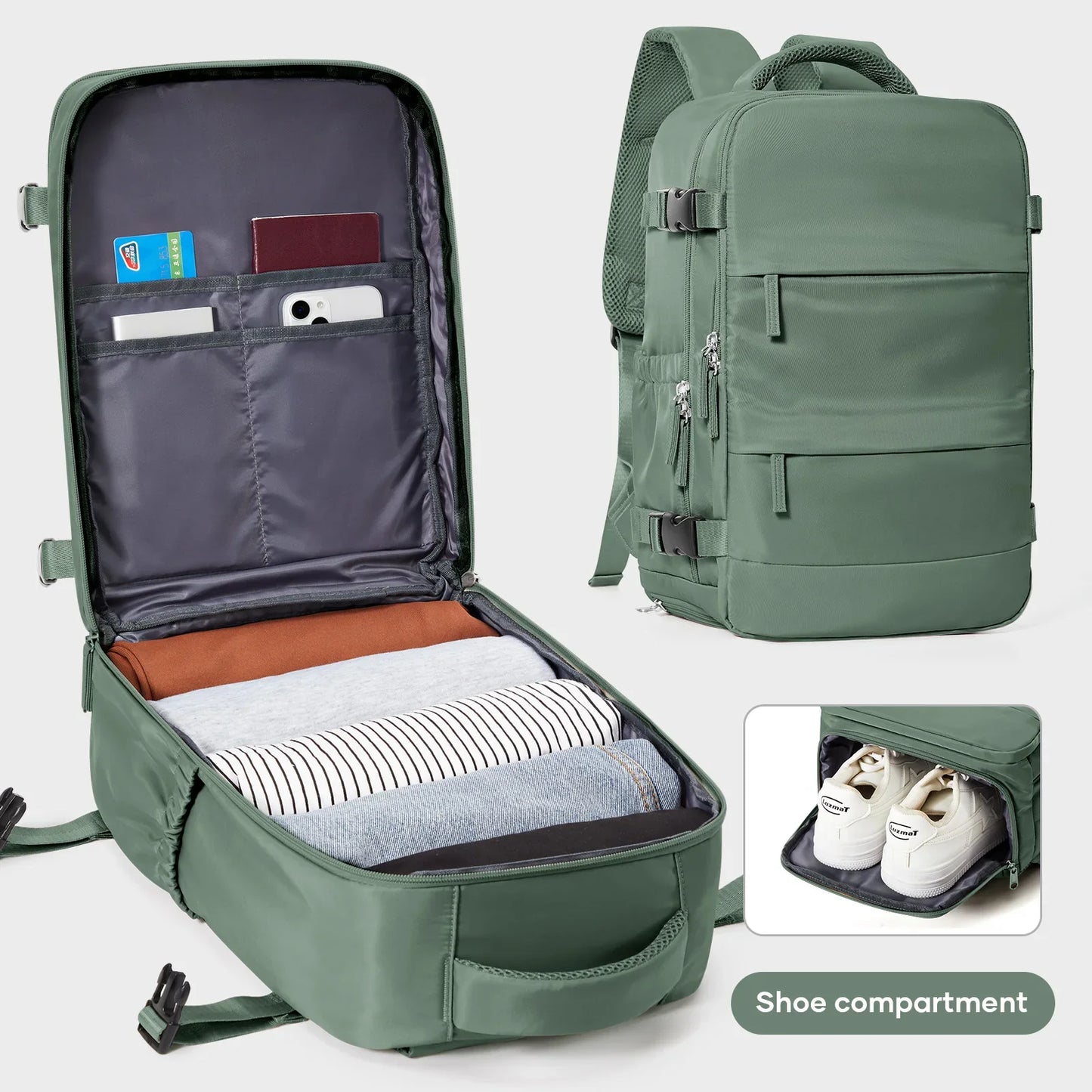 Backpack Travel 40x20x25 Ryanair Fashion Laptop Bag Women Waterproof backpack Cabin Bag Carry ons Notebook Backpack School Bag