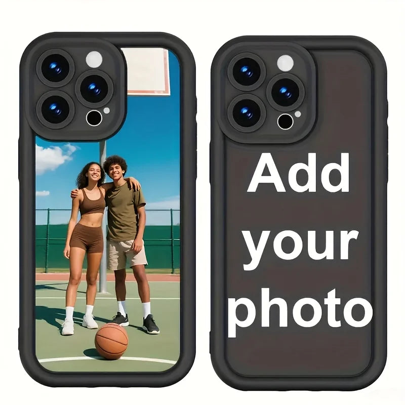 DIY Customized Photo Phone Soft Case For iPhone 16 15 14 13 12 11 Pro Max 17Air SE 2020 2022 X XS XR 7 8 Plus Protective Cover