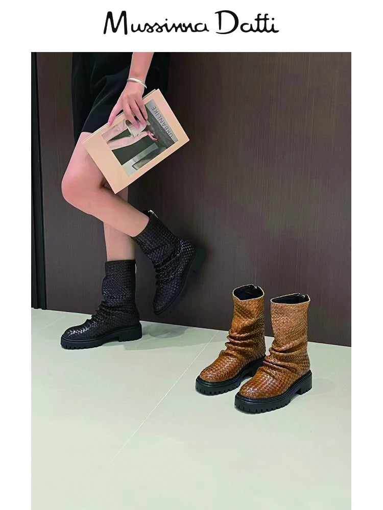 Women Snow Boots Platform Winter Boots Waterproof Non-slip Boots Fashion