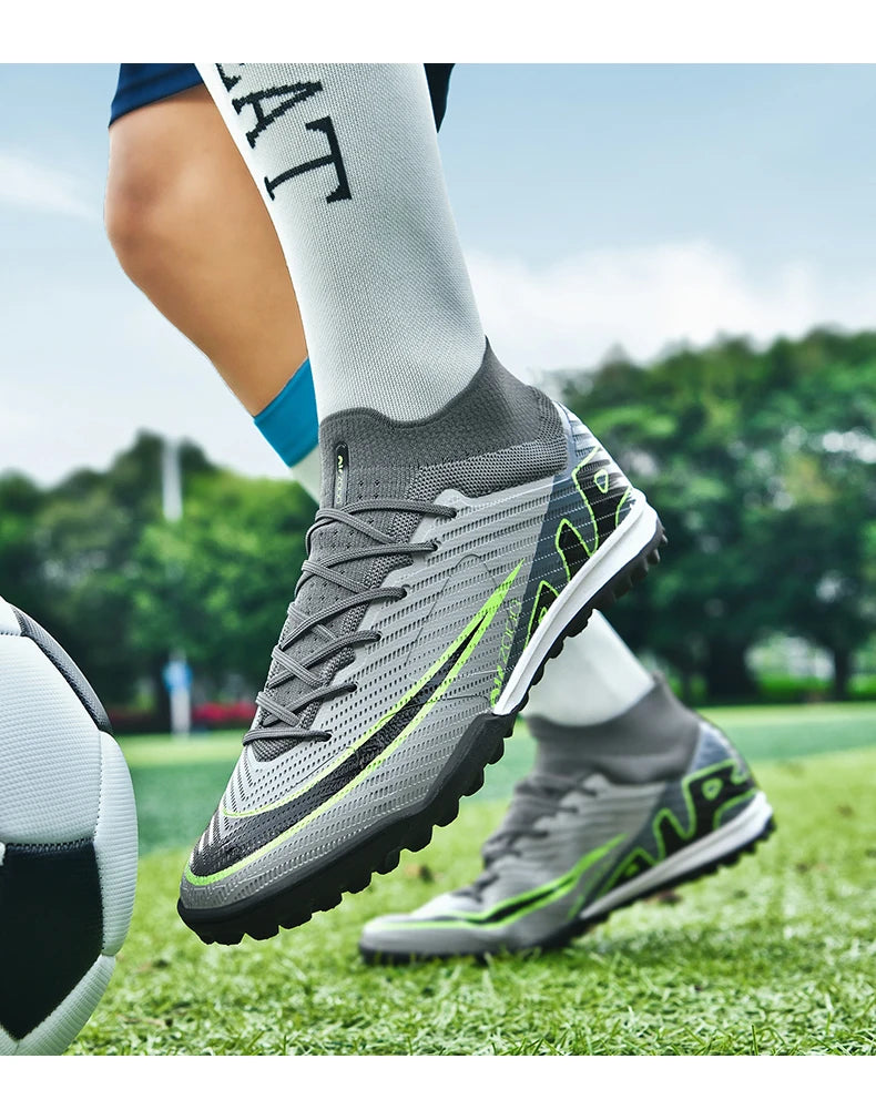 Men Soccer Shoes Grass Society Training Football Boots Cleats