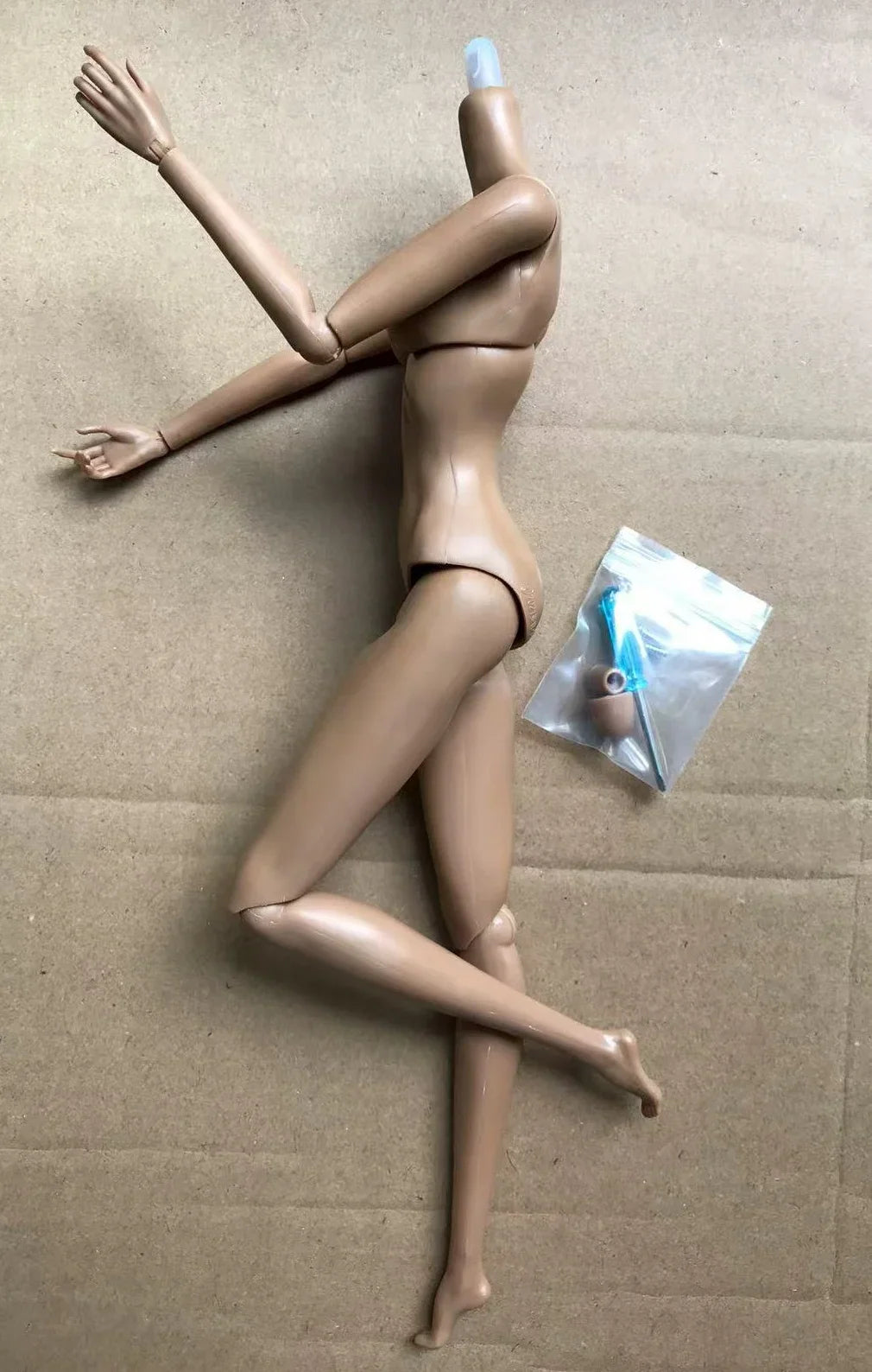 MENGF 12 Joints Movable Doll Body Pink Red White Beige Brown Coffee Green Color Doll Figures 28CM Super Model For FR IT Heads