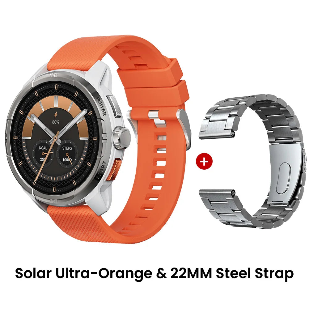HAYLOU Solar Ultra GPS Smartwatch 1.6” AMOLED Display 5ATM Waterproof Built-in GPS Bluetooth Phone Calls Sports Smart Watch