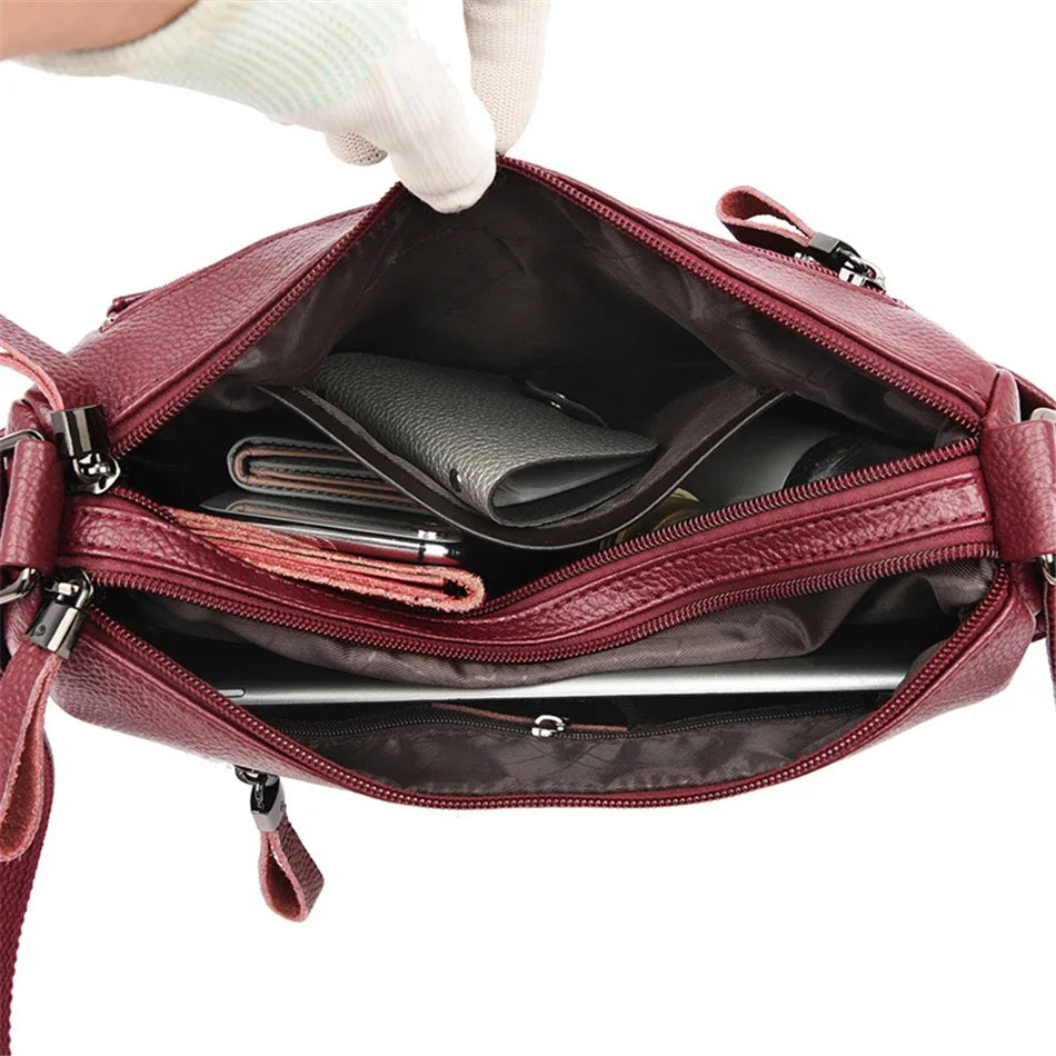 Genuine Brand Leather Sac Handbags Women Bags Designer Shoulder