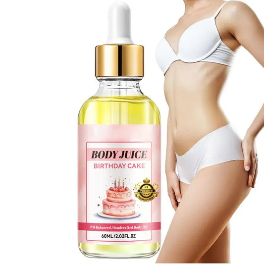 60ml Strawberry/Peachh/Mango/Cinnamon Bun/Vanilla/Birthday Cake Flavor Body Massage Oil Body Juice Oil Fragrance Massage Oil