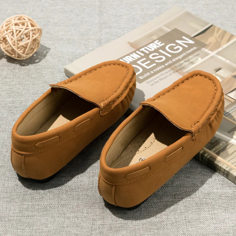 Kids Shoes Boy Girl Dress Shoes Breathable Brown Casual Children's Boys Girls