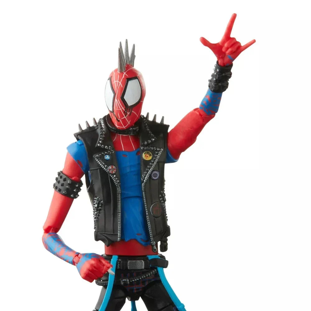 Hasbro SPIDER PUNK Spider Man Across the Spider Verse Action Figure Hobie Brown Toys Statue Model Doll kids for Toy Gift