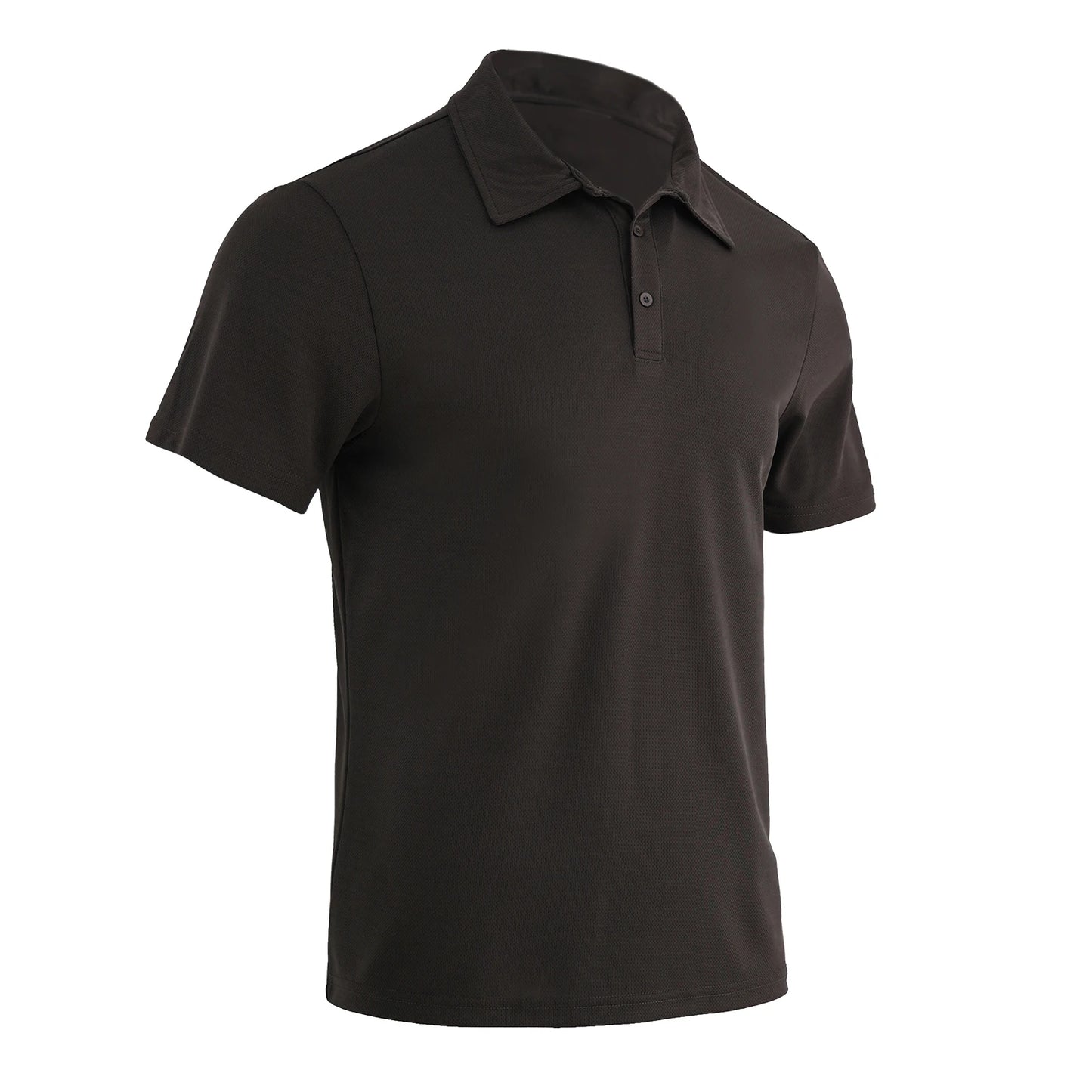 5-piece men's summer solid color short sleeved polo shirt breathable quick drying short sleeved top