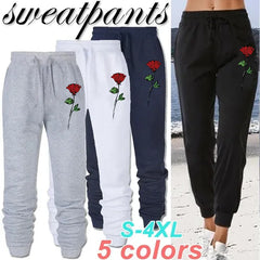 Ladies Sweatpants Autumn Winter Outwear Long Pants Jogger Trousers Casual