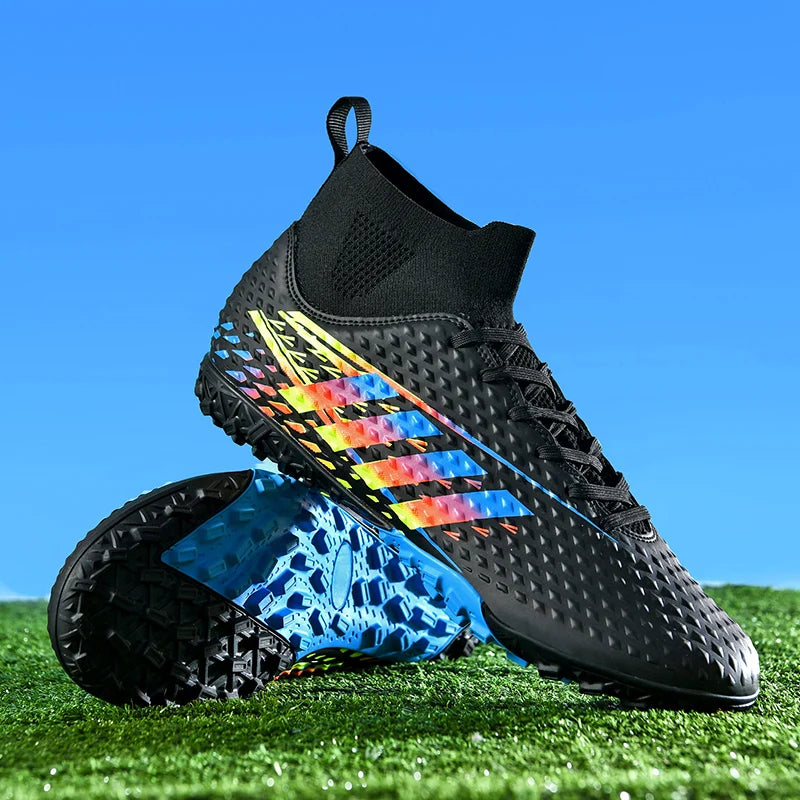 Men's Sneakers Soccer Shoes Football Boots Cleats Breathable Training Match