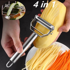 Multifunctional Kitchen Peeler Vegetable Fruit Peeler Stainless Steel Durable Potato Slicer