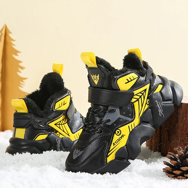 Kids Snow Boots for Boys Girls High Quality Winter Warm Waterproof Children Fashion