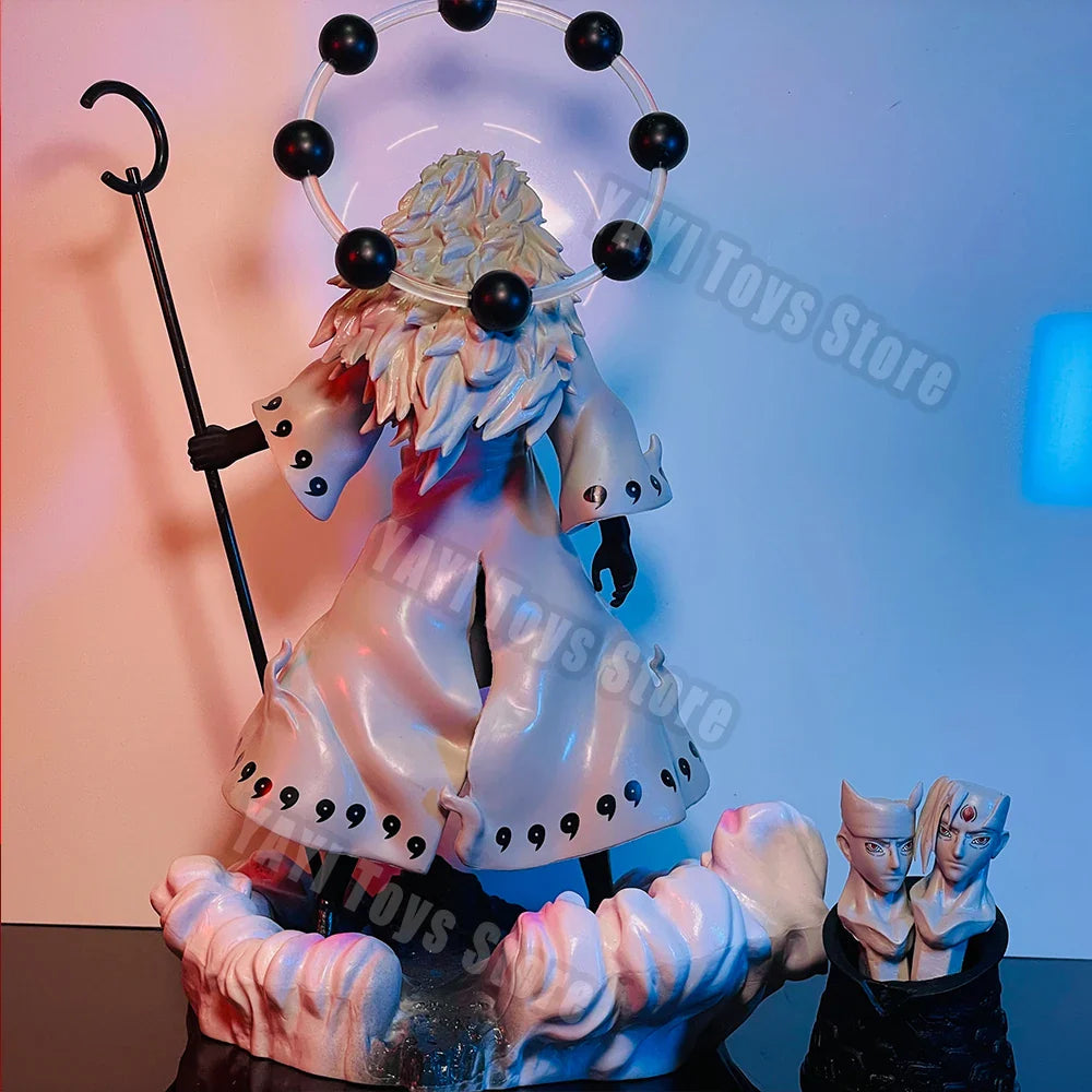 Naruto Shippuden GK Anime Figure  Six Paths Model Uchiha Madara  Action Figure 28cm PVC Statue Collectible Kids Toys Gifts