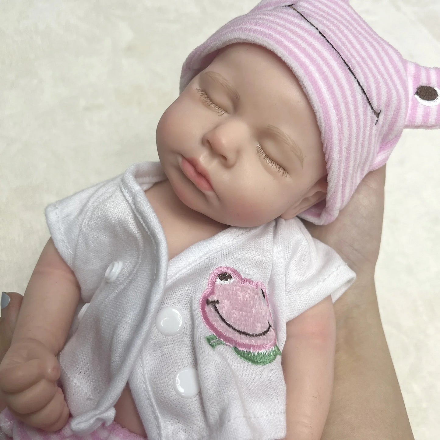 33cm Can Open Mouth Solid Silicone LouLou Bebe Reborn Girl and Boy Lifelike Reborn Dolls Muñecas Reborn Toy Corpo De Silicone