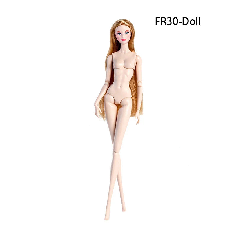 32cm European Supermodel Nude Doll Toy Original Unique Design Full Series Figure 1/6 Joint Multi Color Skin Exquisite Makeup Toy