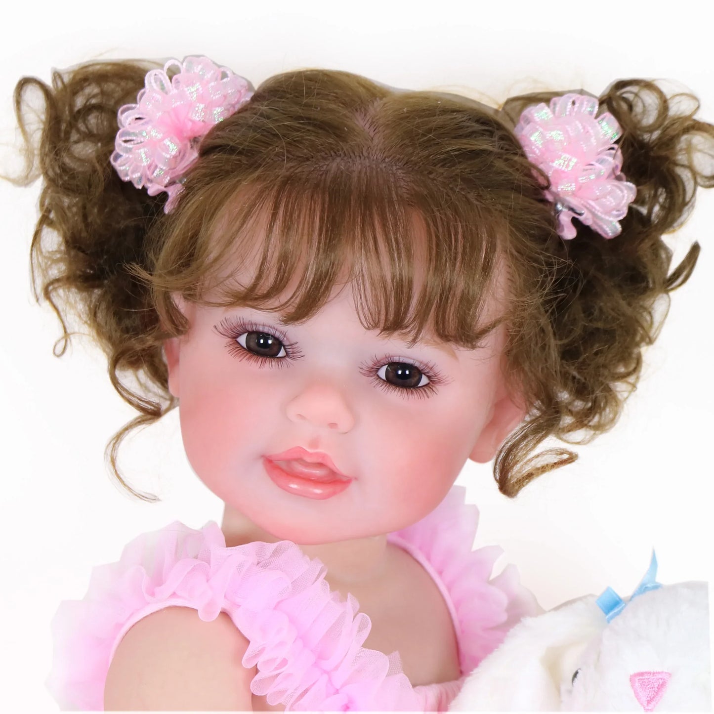 Happy Dance Reborn Toddler Doll – 22-Inch Lifelike Companion with Plush Bunny