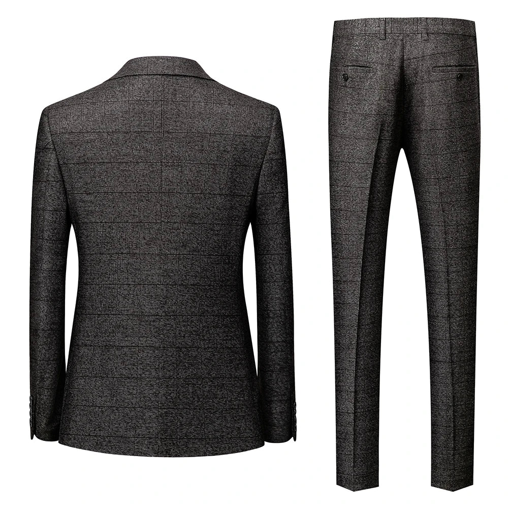 Tuxedo for Mens: Blazers Jacket Pants Vest Men's Casual Boutique Business British