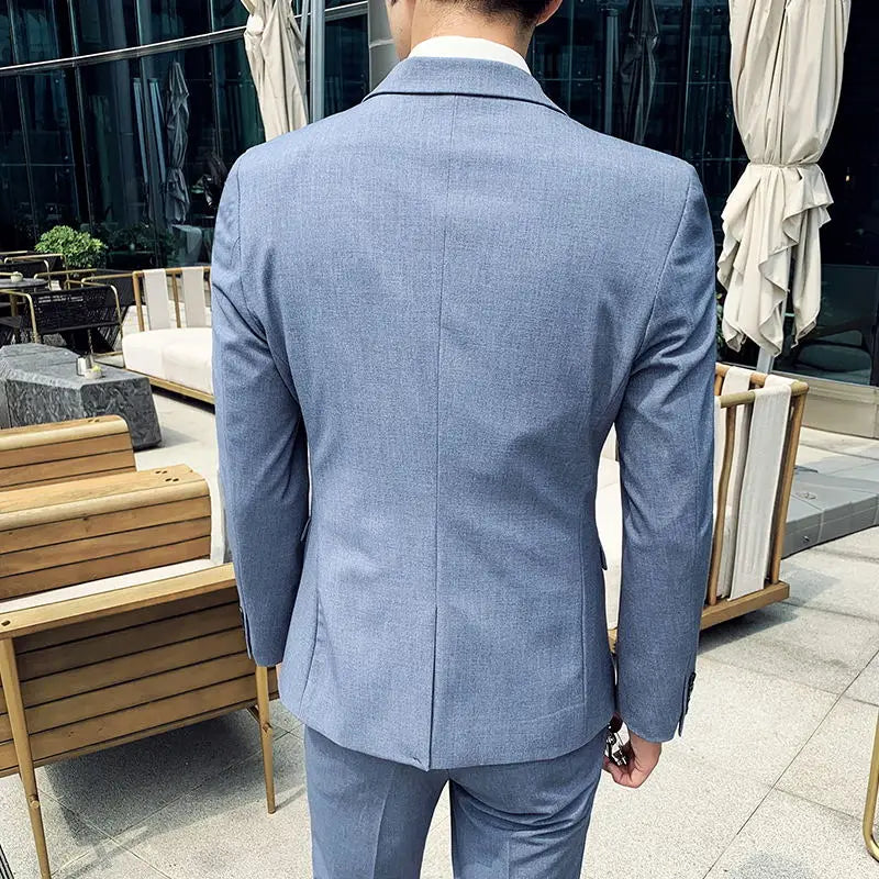 Tuxedo for Mens: Boutique (Blazer + Vest + Trousers) Men's Italian Style Elegant