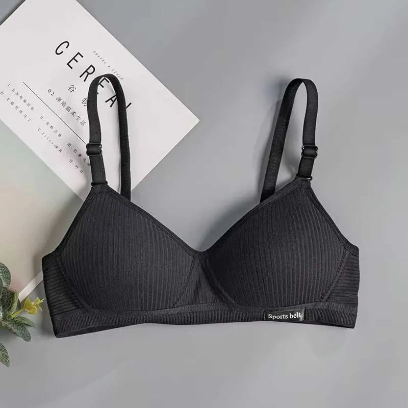 Bra Underwear Wireless Gathering Comfortable-Bra Women's Upward Push Underwear