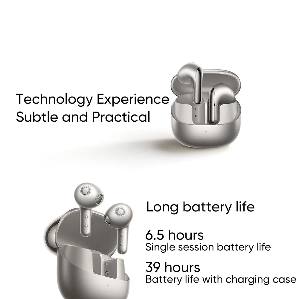 Original Xiaomi Buds 5 Earphone TWS AI Active Noise Cancelling HiFi Wireless Bluetooth Sound Recording Headphone Lossless Audio