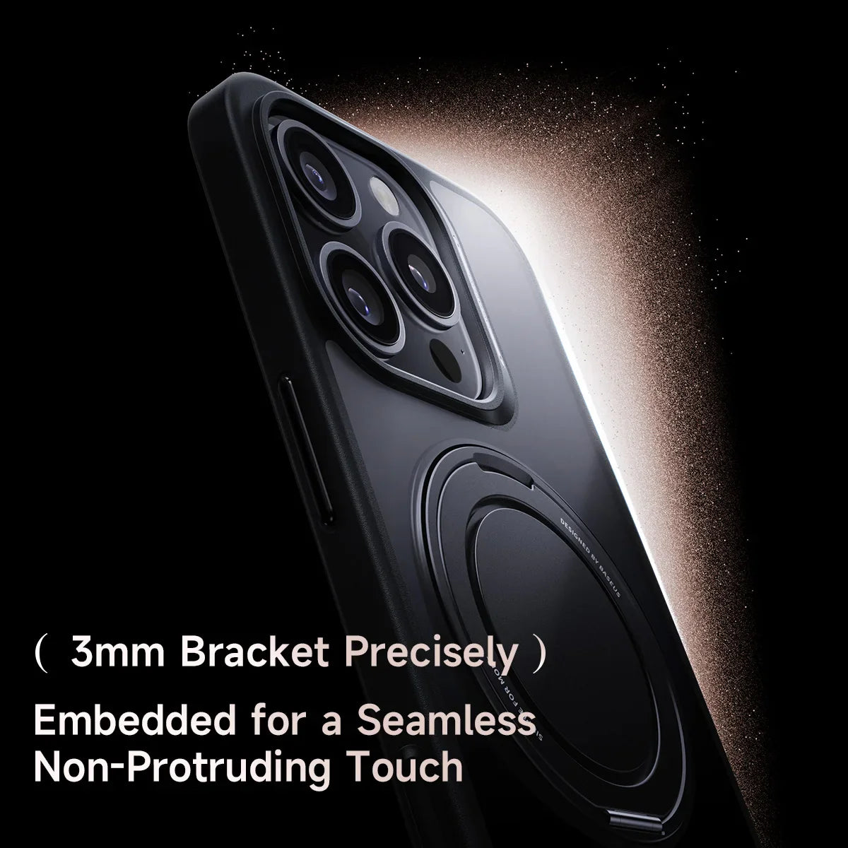 Stand Phone Case For iPhone 16 Pro Max MagSafe Magnetic Case With 360° Rotating Ring Bracket Anti-Drop Protection Cover