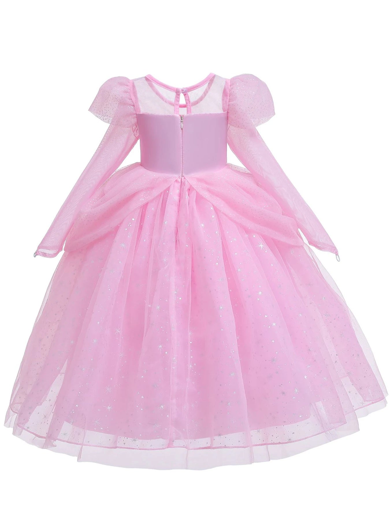 Baby Girls Elegant Unicorn Floral Graphic Print Mesh Gown Dress Clothes For Performance Party Gift Girls' Spring/Summer
