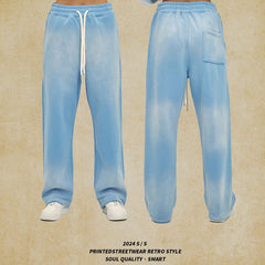 Spray-dye used men's sweatpants