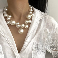 Pearl Necklace European And American Style Personality Fashion