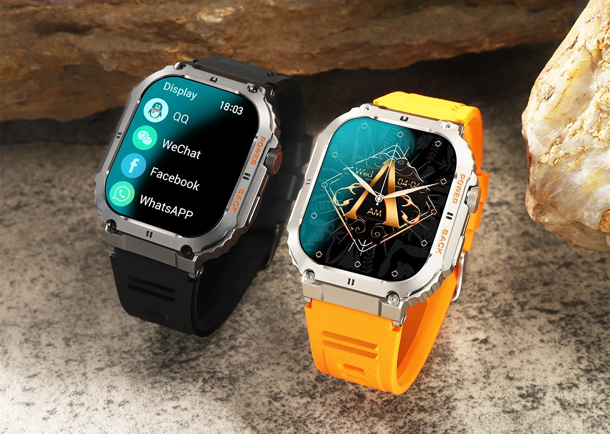 LIGE Outdoor Sports Fitness Smartwatch For Men