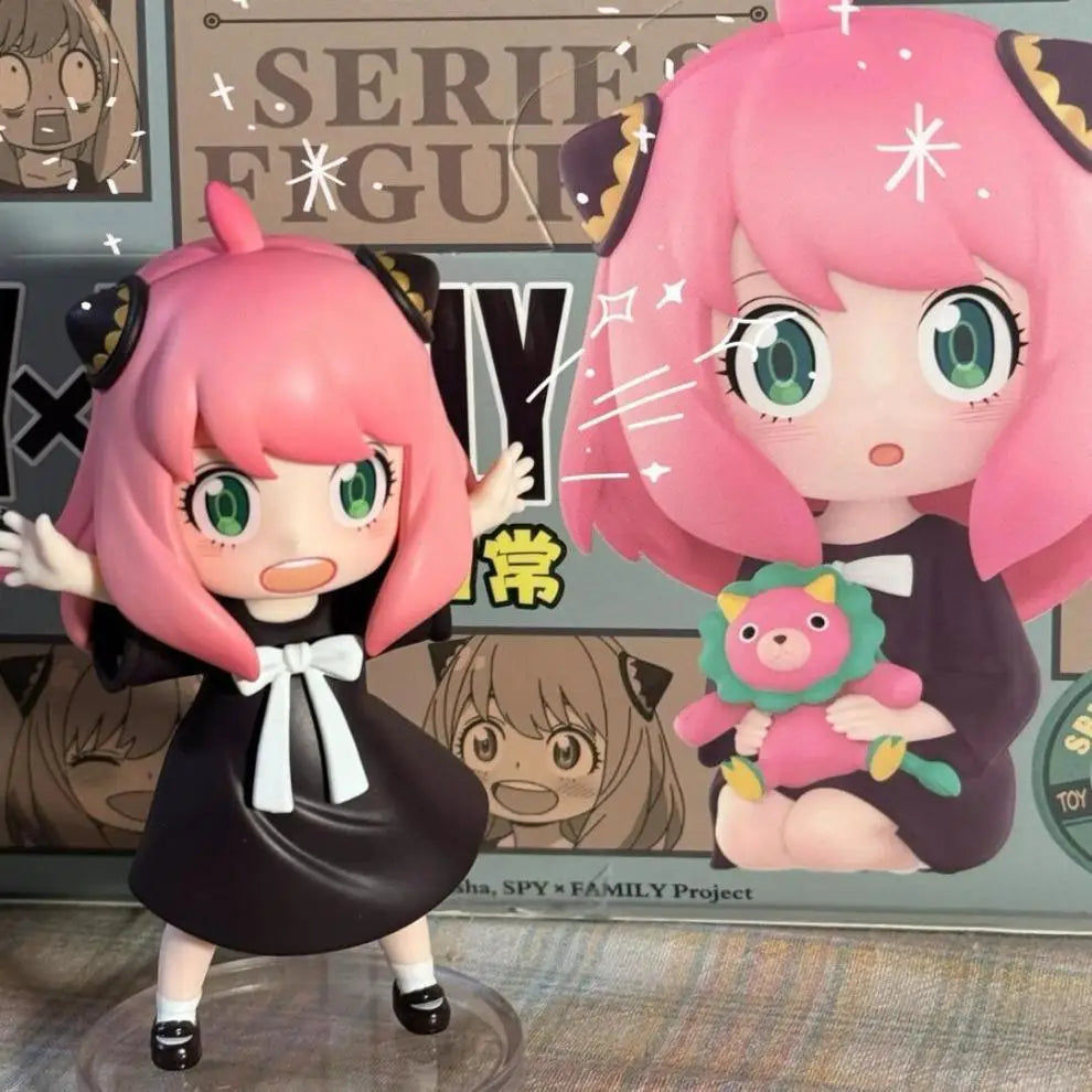 SPY×FAMILY Anya Forger Blind Box, Anime Figure Set, Cute Kawaii Collectible Toy, Desk Decor & Birthday Gift for Fans