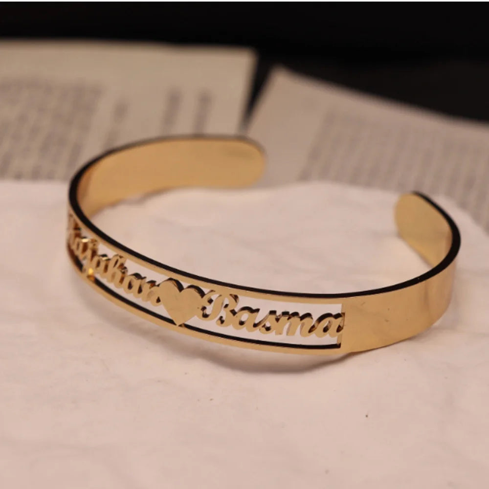 Customized Couple Name Bracelet/Personalized Name Bracelet Handmade Birthday Gift Anniversary Gift for Her Gift