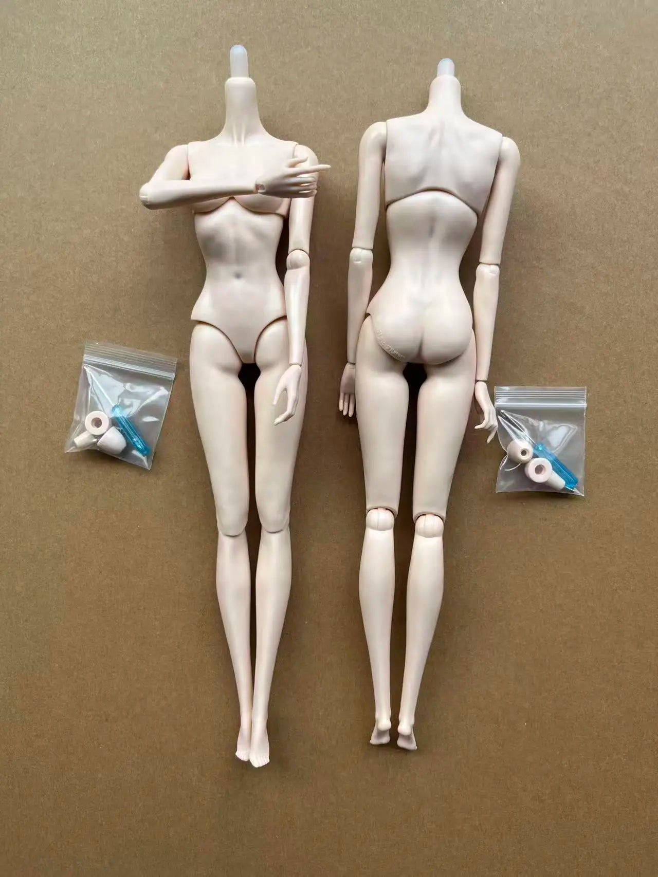 MENGF 12 Joints Movable Doll Body Pink Red White Beige Brown Coffee Green Color Doll Figures 28CM Super Model For FR IT Heads