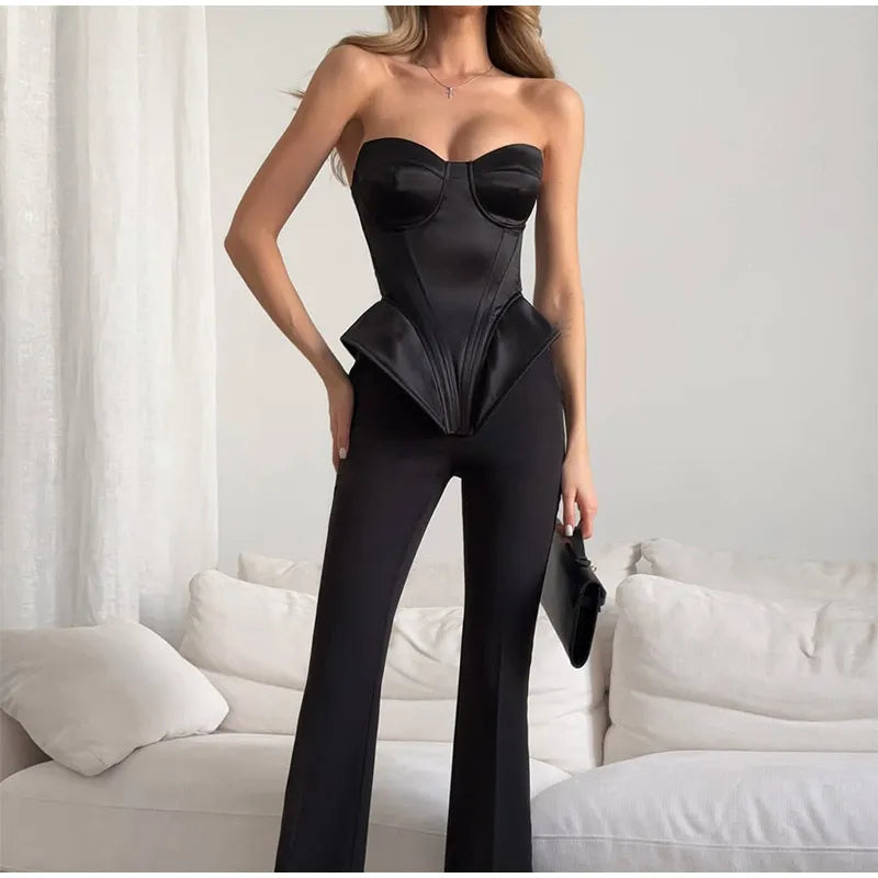 Black Lace Patchwork Strapless Dress Women Sexy Cape Shawl Waist Cinching Slim Mini Dresses Lady 2026 Evening Club Party Gowns
