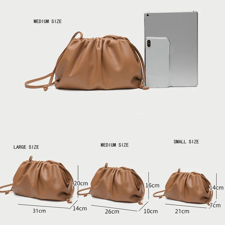 Designer Soft Pu Leather Women Shoulder Bag Small Crossbody Bags