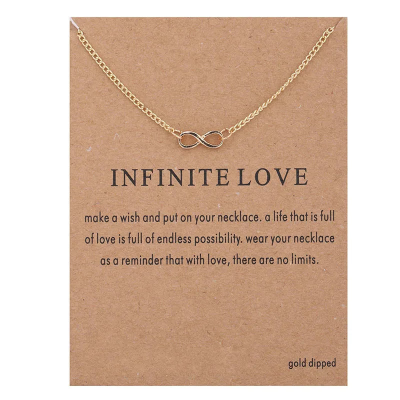 New Trendy Alloy Cute Elegant Sun Love Star Leaves Clover Unicorn Luck Pendant Necklaces for Women Fashion Accessories Jewelry