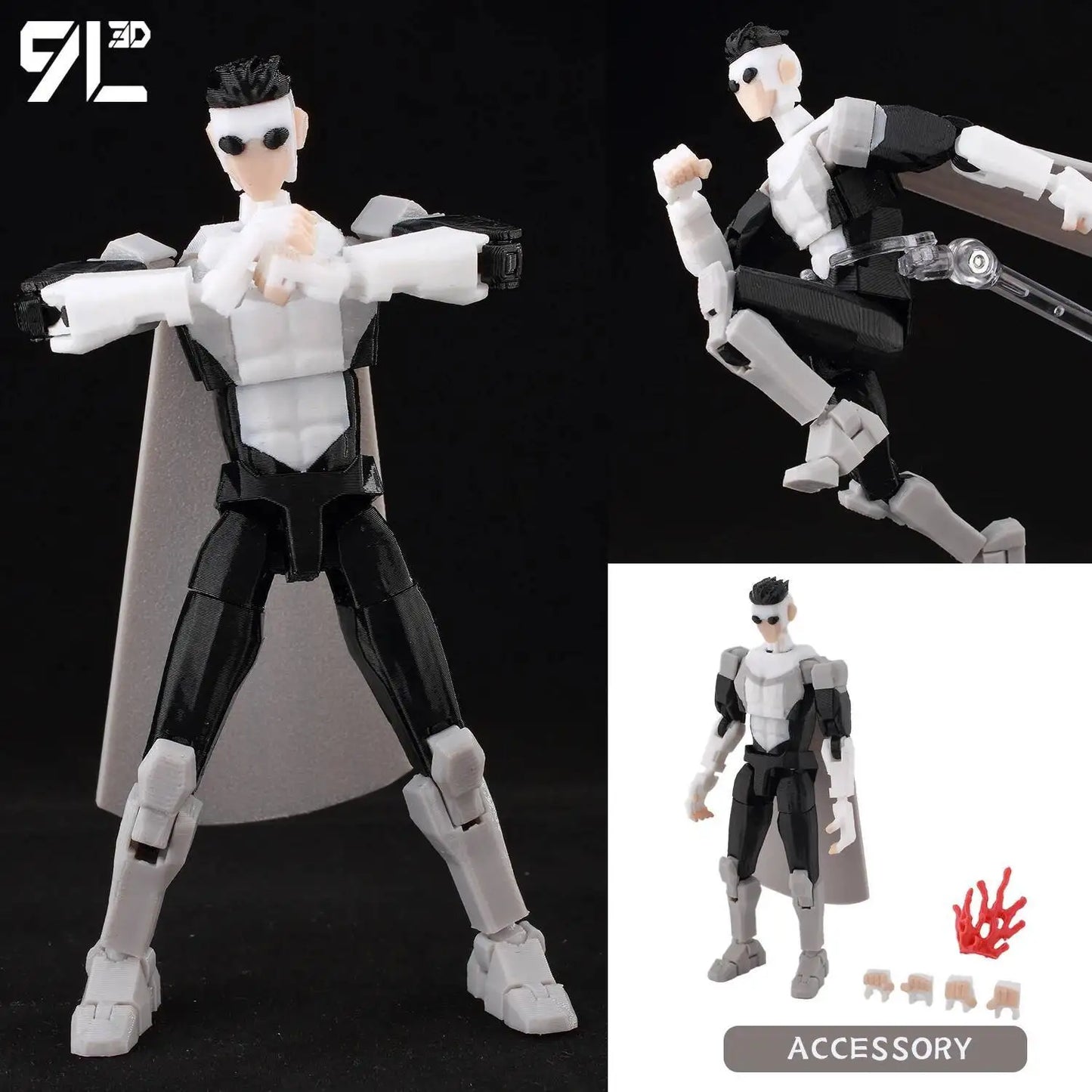 9L3D Printed Invincible Boy Lucky13 Dummy13 Conquer LEX Allen Superheroes Anime Toys Action Figures Mannequin Model Ornaments