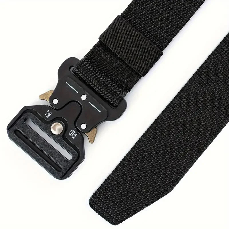 Men's Belt Outdoor Hunting Tactical Mens Belt Multifunctional Combat Survival High Quality Canvas Nylon Mens Belt Sport Belt
