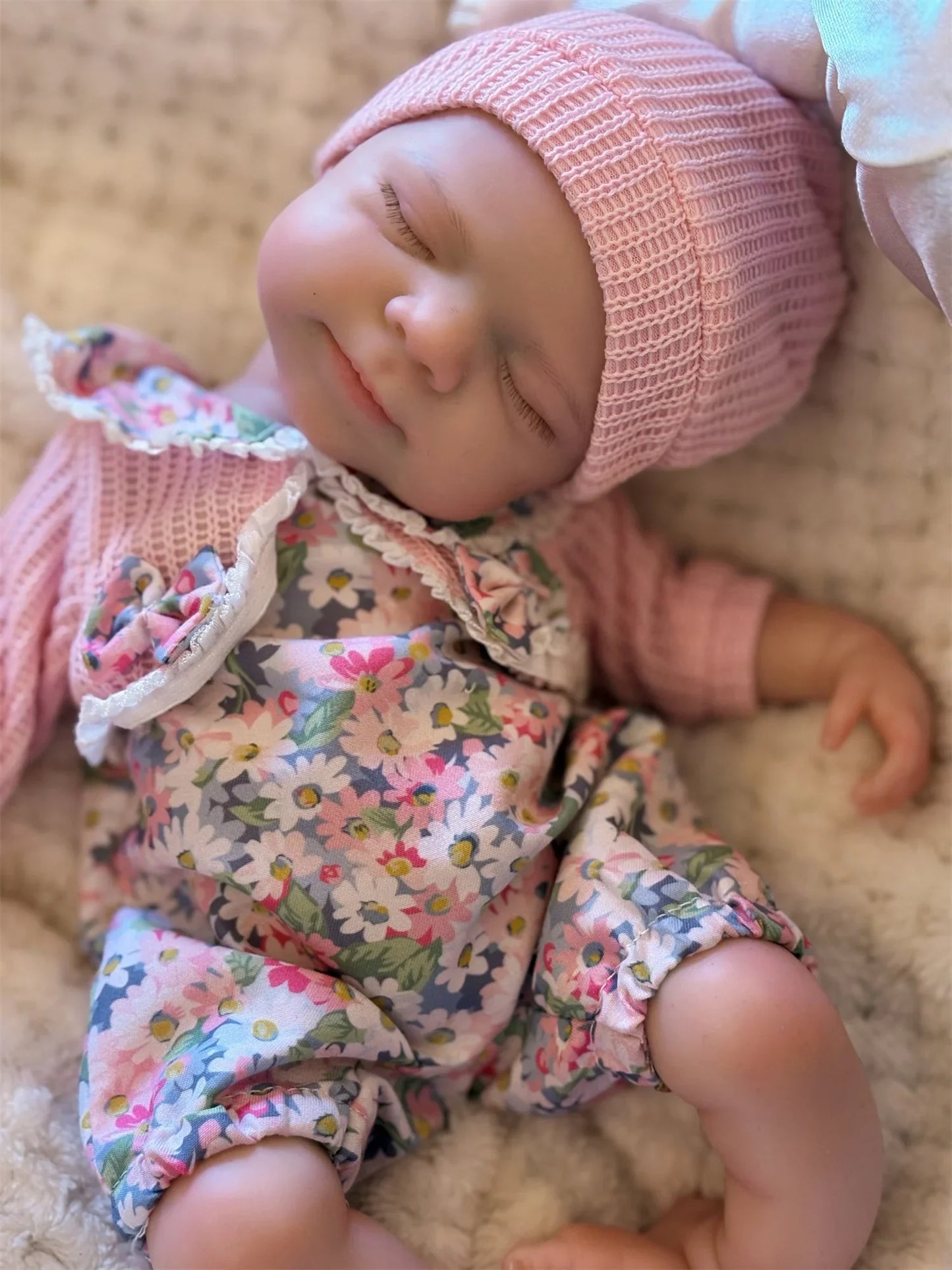 Open Mouth 33cm Pascale Full Body Silicone Reborn Girl Doll With Painted Skin Washable Soft Touch Reborn Girl  Silicone Doll