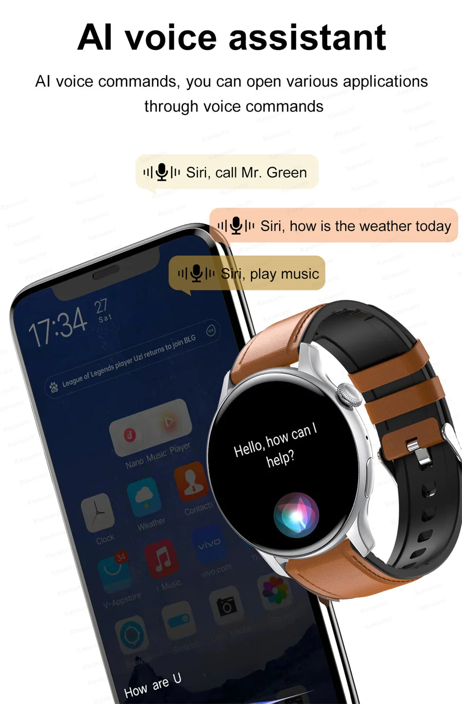 2026New Smart Watch Women Custom Dial NFC GPS trajectory clock Heart Rate bloodpressure BT Call Smartwatch For Android iOS mini