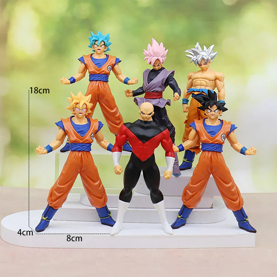 Anime Dragon Ball Z Super Saiyan Son Goku Broly Vegeta Anime Action Figure Model Christmas Gifts Collectible Figurines for Kids