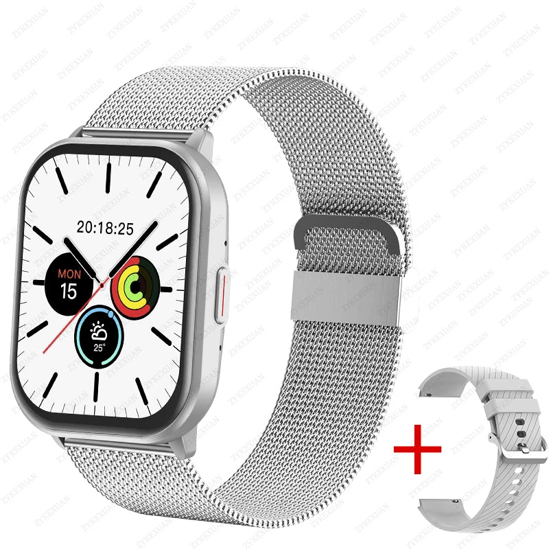 2026 New Lady fashion Smart Watch Men Women Heart Rate Blood Pressure Fitness Tracker Bluetooth Call Smartwatch Man For Android